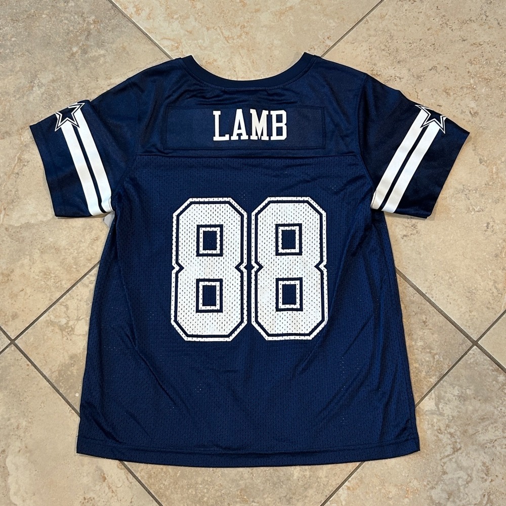 Dallas‎ Cowboys Jersey Womens S Navy CeeDee Lamb 88 NFL Team Apparel 7022W New